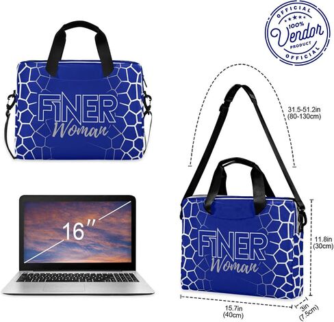 Bad Bananas BBGreek Zeta Phi Beta Sorority Paraphernalia - Official Vendor - 16 Inch Laptop or Tablet Case - Finer Woman in Saudi Arabia