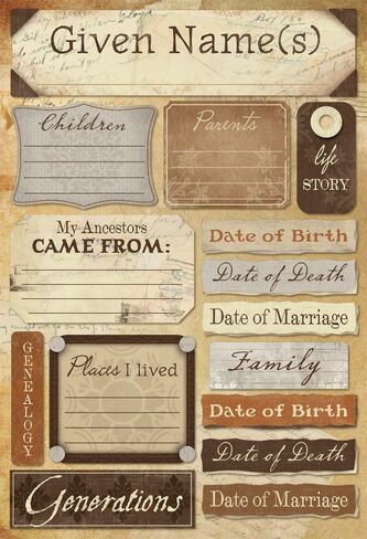Karen Foster Design Acid and Lignin Free Scrapbooking Sticker ، Grandpa Classic in Kuwait