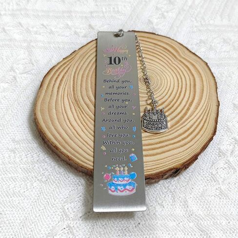 10th Birthday Bookmark Gifts for Girl Boys Behind You All Your Memories Bookmarks for 10 Year Old Girls Boy Birthday Gifts for 10 Yrs Old Niece Son Book Lovers Birthday Gift in Kuwait