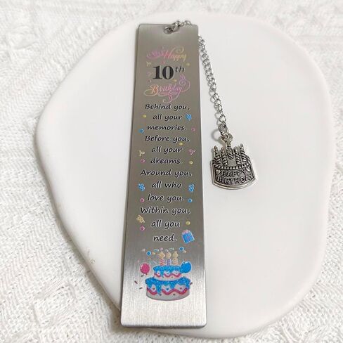 10th Birthday Bookmark Gifts for Girl Boys Behind You All Your Memories Bookmarks for 10 Year Old Girls Boy Birthday Gifts for 10 Yrs Old Niece Son Book Lovers Birthday Gift in Kuwait