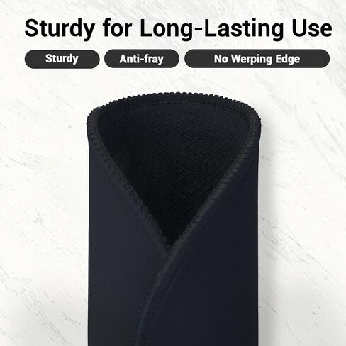 لوحة الماوس المستديرة ، قاعدة موسباد غير قابلة للانزلاق مع حافة مخيط ، وسادات الماوس المستديرة للألعاب ، ومقاومة للماء للمكتب ، والمنزل ، والألعاب ، والكمبيوتر المحمول (الأزرق) in Kuwait