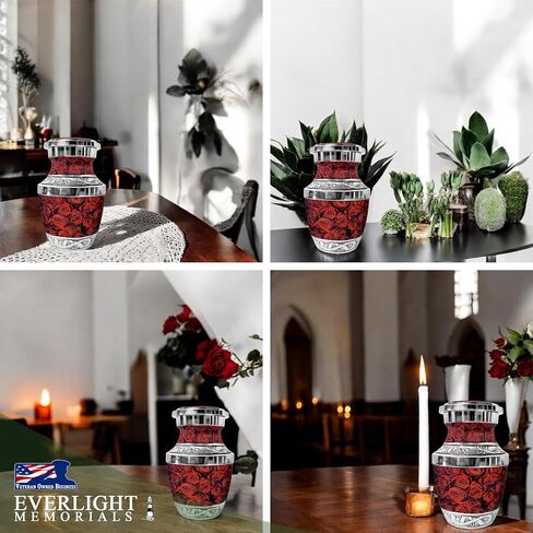 Heart Shaped Keepsake Cremation Urns for Human Ashes - Celestial Journey Small Keepsake Urn for Men Women Children Pets - Burial Urns in Kuwait