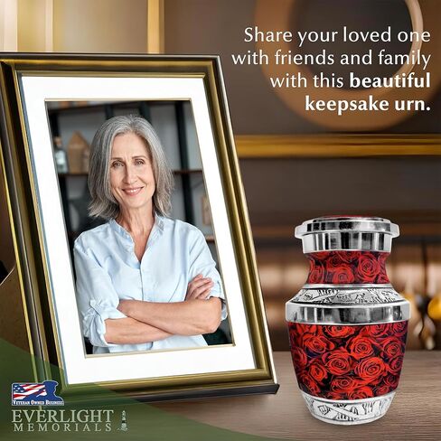 Heart Shaped Keepsake Cremation Urns for Human Ashes - Celestial Journey Small Keepsake Urn for Men Women Children Pets - Burial Urns in Kuwait