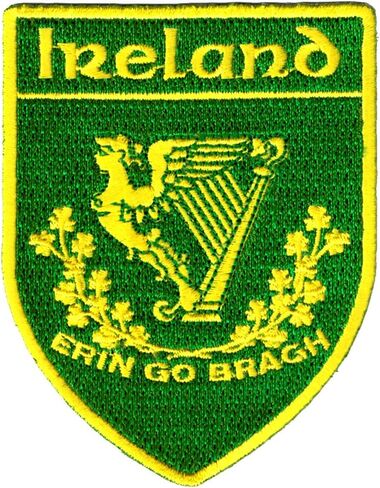 Ukraine Coat of Arms Patch Tryzub Trident Shield Embroidered Iron-On in Saudi Arabia