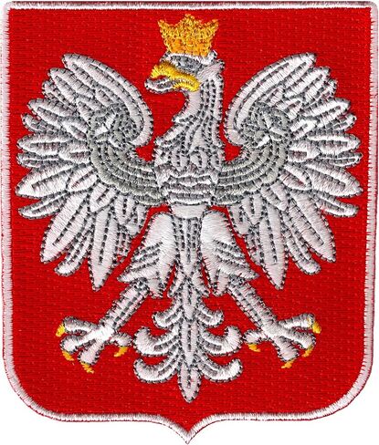 Ukraine Coat of Arms Patch Tryzub Trident Shield Embroidered Iron-On in Saudi Arabia