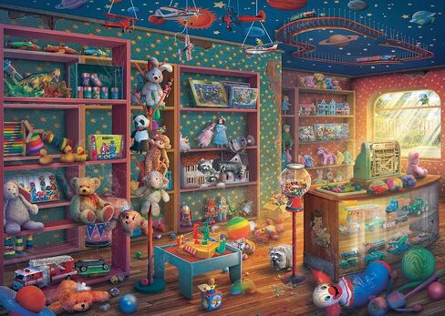 Ravensburger Abandoned Series: Tattered Toy Store 1000 Piece Jigsaw Puzzle for Adults - 12000636 - Handcrafted Tooling, Made in Germany, Every Piece Fits Together Perfectly in Saudi Arabia
