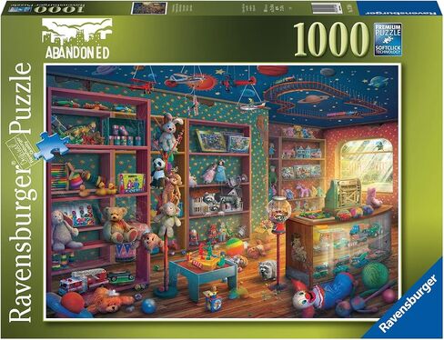 Ravensburger Abandoned Series: Tattered Toy Store 1000 Piece Jigsaw Puzzle for Adults - 12000636 - Handcrafted Tooling, Made in Germany, Every Piece Fits Together Perfectly in Saudi Arabia