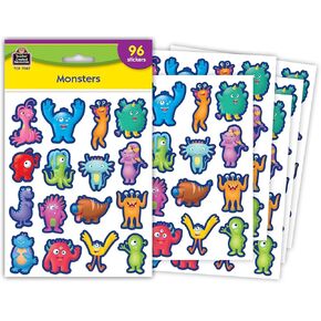 Teacher Created Resources Monsters Stickers (TCR7087)