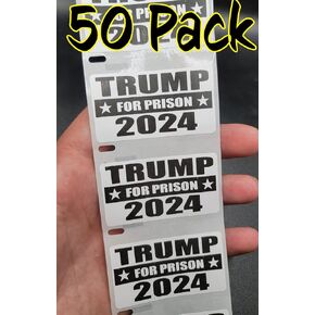 50PCS Trump for Prison 2024" Sticker Bulk lot