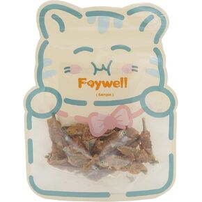 Faywell- أسماك الدجاج ملفوفة للكلاب والقطط الغنية بالبروتين ، أوميغا 3 و DHA ، ودعم العيون ، وصحة المفاصل والمعطف ، والهضم المنخفض والهضم السهل ، (30 جرام)