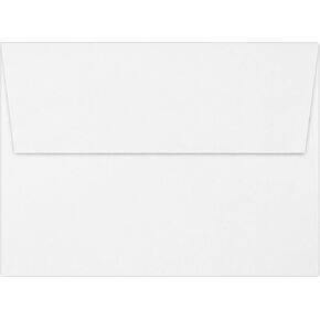 LUXPaper A7 Classic Crest Invitation Envelopes | 5 1/4" x 7 1/4" | Avon Brilliant White | 70lb. Text | 50 Qty
