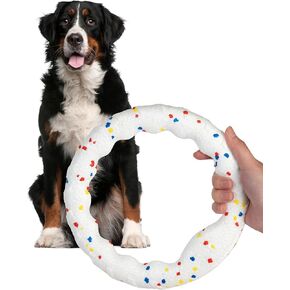 ALPI Chomp Ring - Durable, Soft, & Squishy Bite Puppy Toys for Dogs & Other Pets - Stimulating Dog Toys for Sensory Play & Fun (Small)