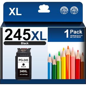 Ink Cartridge Replacement for 245 XL Printer Cartridge: Black Ink (1-Pack) - Compatible with 245XL