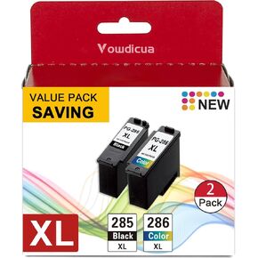 PG-285 XL CL-286 XL INK INK CARTRIDGE 2-Pack (Black ، Tri-Color) 285XL و 286XL BETING BUSTION CANON 285/286 INK CARTRIDGE لـ PIXMA TR7820 TS7720 TS7722