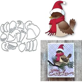 Birds Frame Metal Cutting Die Cuts, Birds Frame Embossing Stencils DIY Crafts Cards Cutting Dies Cuts for DIY Embossing Card Making Photo Decorative Paper Dies Scrapbooking