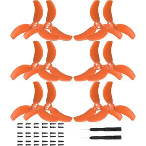 12 PCS Avata 2 Propellers لإكسسوارات DJI Avata 2 ، إكسسوارات شفرات Props Props Brops Lows منخفضة (أسود)