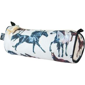 Wildkin Kids Zippered Pencil Case for Boys and Girls ، مثالية لتعبئة اللوازم المدرسية والسفر ، ويبلغ 600 حالة من حالات القلم الرصاص 8 × 3 × 3 بوصات (قطارات وشاحنات)