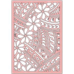 عام Frangipani خمسة زهرة الاستنسل