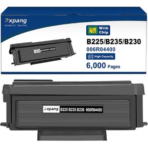 B230 B225 B235 Black Toner Cartridge 6,000 Pages with New Chip, Compatible for Xerox 006R04400 006R04401 Replacement for Xerox B230 B225 B235 Printer
