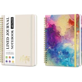 Gray Beige Notebook و Color Splash Notebook Bundle