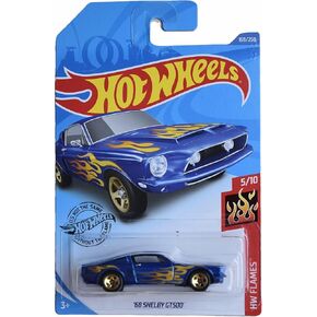Hot Wheels '68 Shelby GT500, Flames 5/10 - blue 169/250