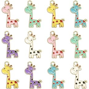 Danlingjewelry ملونة المعلقات المينا السحر المينا اللطيف لصالح المجوهرات صنع الملحقات DIY