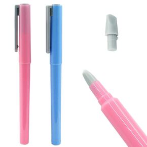 2 Pcs Ceramic Paper Cutter Pen, Craft Cutting Tools with Replacement Pen Head for DIY Crafts (Pink, Blue)