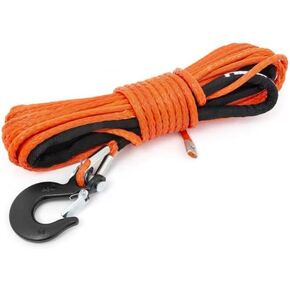 Rough Country 1/4" UTV/ATV Green Synthetic Winch Rope | 50 FT - RS142