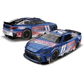 Lionel Racing Nascar Authentics Denny Hamlin No.11 Express Oil Bristol Motor Speedway Win 1:64 Scale Ht Diecast Car مع Trinket