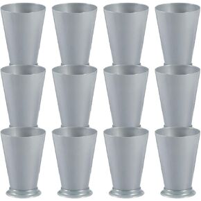Fun Express Mint Julep Clastic Cups - مجموعة من 12 ، كل منها يحمل 10 أوقية - لوازم حفلات ديربي