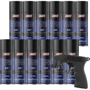 LAUCO Texture Coating Black 13oz Aerosol Spray Can - For Automotive and Industrial Use (1)
