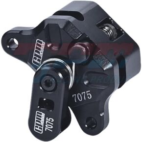Levigo 7075 Aluminum RC Motorcycle Front Brake Caliper Assembly Compatible with LOSI-1/4 PROMOTO-MX Motorcycle RTR,/FXR-LOS06000/LOS06002 RC Upgrade Parts, Black