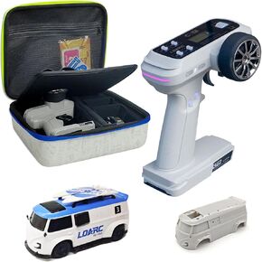 LDARC 1:64 Scale Mini RC Sport Car RTR with Organizer Bag（Blue）
