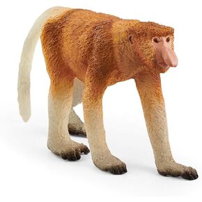 تمثال Schleich Wild Life الواقعية الواقعة القرد - لعبة الحيوانات البرية الأصيلة والمفصلة للغاية ، ودائمة للتعليم واللعب الممتع للأطفال ، مثالية للبنين والبنات ، الذين تتراوح أعمارهم بين 3+