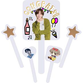 أكريليك ضد Taehyung Cake Toppers Caharacters RM Jin Suga Jhope Jimin Taehyun Jungkook