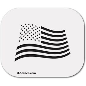 علم الولايات المتحدة الأمريكية - استنسل كبح متموج - USAOOS -606