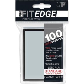Ultra Pro Standard Size PRO-Fit Edge Deck Protector Sleeves w/ Black Border (100 ct.)