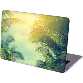 متوافق مع MacBook Air 13.6 بوصة قشرة الواقية الصلبة وغطاء لوحة المفاتيح (A2681 ، M2 Chip ، 2022 إصدار) - شجرة النخيل ضد Blue Sky