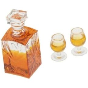 مجموعة من بار زجاجة النبيذ النبيذ الرائعة من النبيذ ، 1: 12 Scale Dollhouse Miniature Accessories ، VerisImilitude Mini Whisky Wine Decoration ، Decor Dovel Dollhouse Accessories