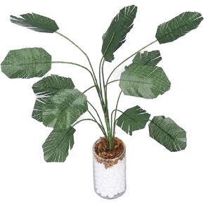 1:12 Scale Dollhouse Miniature Potted Dollhouse Plants Miniature Artificial Plant 1:12 Scale Doll House Accessories Dollhouse Plant Miniature Bonsai Plant Dollhouse Decor (2)
