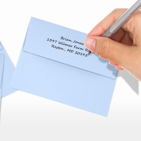A2 Invitation Envelopes (4 3/8 x 5 3/4) - Baby Blue (250 Qty.) in Kuwait