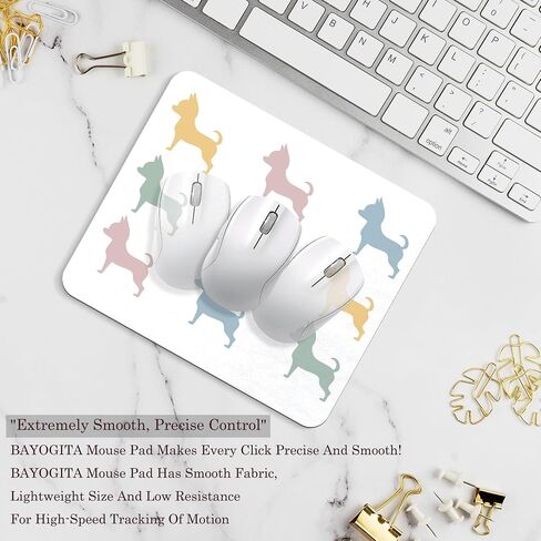 Dog Mouse Pad - Cute Dachshund Mousepad, Dachshund Office Mouse Pad, Dachshund Decor, Dachshund Office Supplies, Dachshund Gifts for Women, Dog Lover Gifts, Coworker Gifts, 9.5x8 Inches in Kuwait