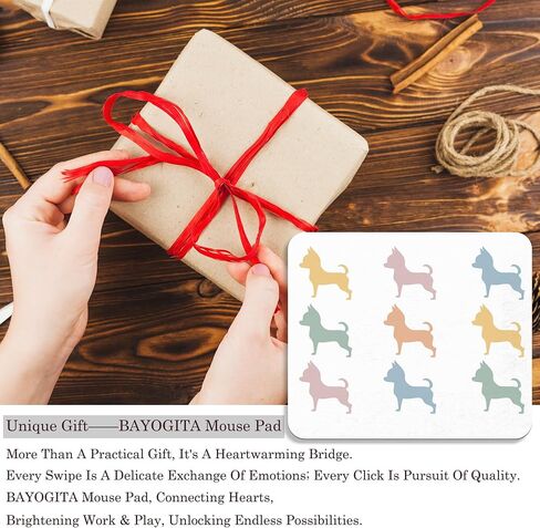 Dog Mouse Pad - Cute Dachshund Mousepad, Dachshund Office Mouse Pad, Dachshund Decor, Dachshund Office Supplies, Dachshund Gifts for Women, Dog Lover Gifts, Coworker Gifts, 9.5x8 Inches in Kuwait
