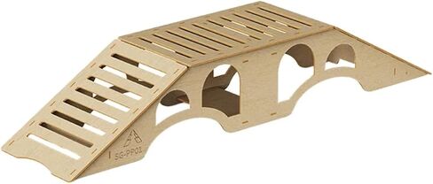 RC Wooden Bridge ، Crawler Car محاكاة جسر Roadbblock Xyloid ، لسيارة RC Crawer 1/18 1/24 TRX4M SCX24 FCX24 (A) in Kuwait