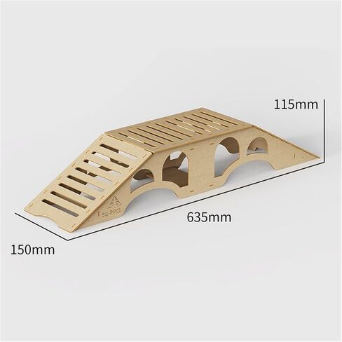 RC Wooden Bridge ، Crawler Car محاكاة جسر Roadbblock Xyloid ، لسيارة RC Crawer 1/18 1/24 TRX4M SCX24 FCX24 (A) in Kuwait
