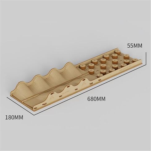 RC Wooden Bridge ، Crawler Car محاكاة جسر Roadbblock Xyloid ، لسيارة RC Crawer 1/18 1/24 TRX4M SCX24 FCX24 (A) in Kuwait