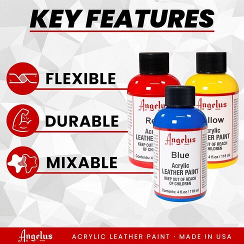 Angelus Neon-1 oz Leather Paint, 1 Fl Oz (Pack of 1), Popsicle Green in Kuwait