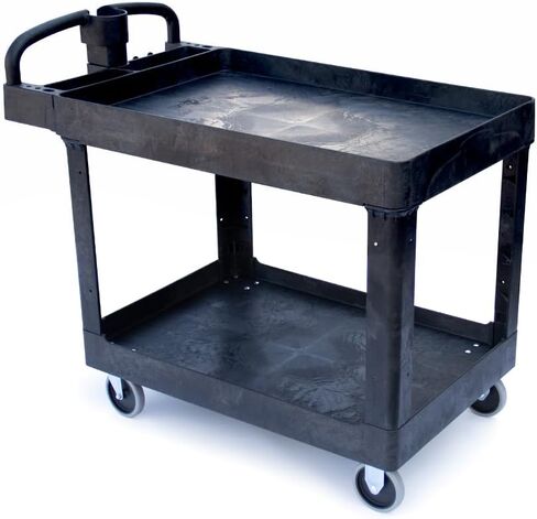550 lbs Capacity Service Utility Cart, 45'' x 26'' with Lipped Shelf in Saudi Arabia