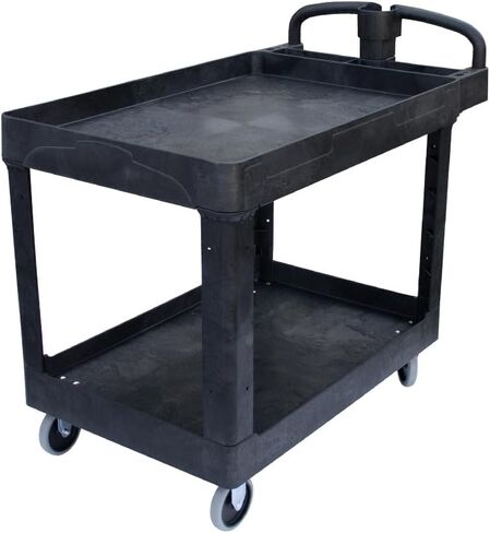 550 lbs Capacity Service Utility Cart, 45'' x 26'' with Lipped Shelf in Saudi Arabia