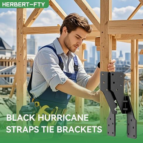 20 Pack Hurricane Tie,18-Gauge Hurricane Straps，Hot Dip Strong Galvanized Joist Hangers ,Rafter tie Brackets for Roofing Trusses Wood Timber,Seismic Bracket,Hurricane Clips in Saudi Arabia